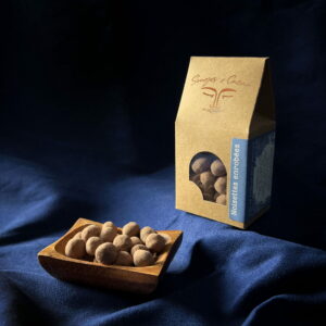 Noisettes enrobées de chocolat